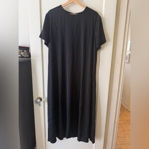 Quince Washable Stretch Silk Cap Sleeve Maternity Dress, Size XL, NWT